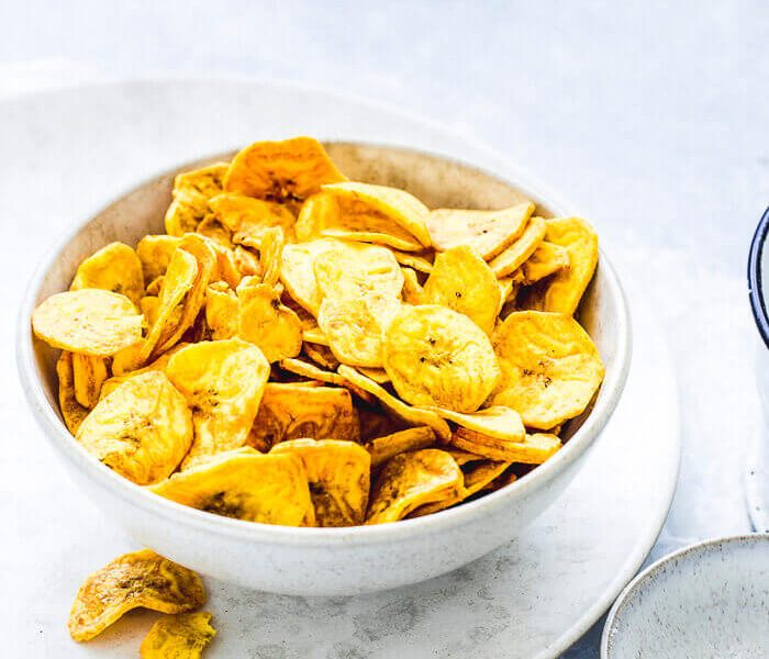 air-fried banana chips recipe